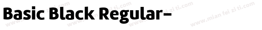 Basic Black Regular字体转换